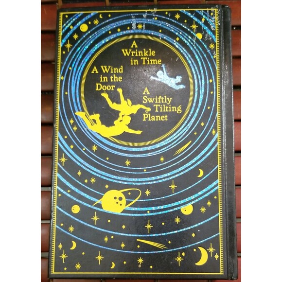A Wrinkle In Time Trilogy by Madeleine L'Engle Barnes & Noble Leather Bound Ed. - Picture 2 of 2